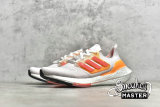 ADIDAS ULTRABOOST 22 SHOES CLOUD WHITE/TURBO/FLASH ORANGE GX5595