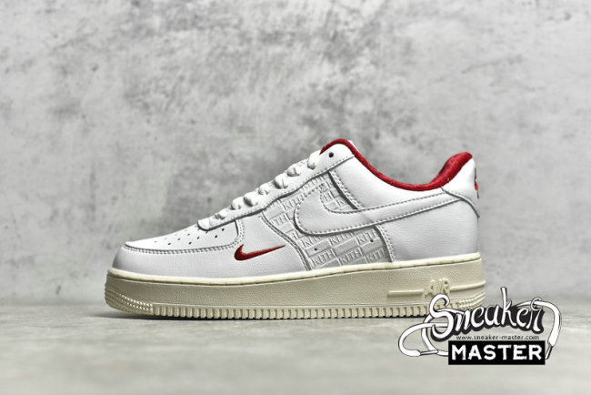 NIKE KITH X AIR FORCE 1 LOW TOKYO WHITE/WHITE/UNIVERSITY RED CZ7926-100