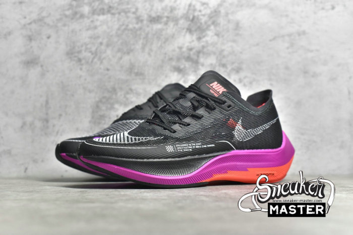 NIKE ZOOMX VAPORFLY NEXT% 2 RAPTORS BLACK/SUPER VIOLET/FOOTBALL GREY/LIGHTNING CRIMSON CU4111-002