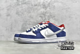 NIKE SB DUNK LOW PRO ISHOD WAIR QS DEEP ROYAL BLUE/METALLIC SILVER-UNIVERSITY RED-METALLIC SILVER 839685-416