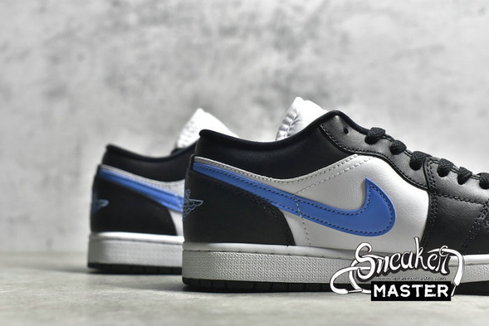 NIKE AIR JORDAN 1 LOW BLACK/WHITE/UNIVERSITY BLUE DC0774-041