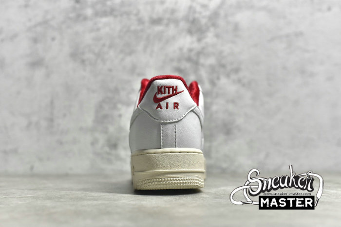 NIKE KITH X AIR FORCE 1 LOW TOKYO WHITE/WHITE/UNIVERSITY RED CZ7926-100