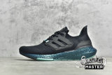 ADIDAS ULTRABOOST 22 SHOES CORE BLACK/CORE BLACK/MINT RUSH GX5564