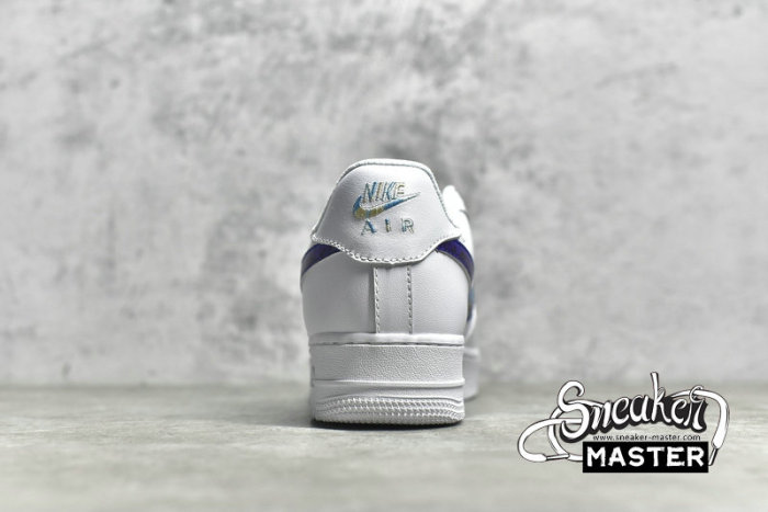 NIKE AIR FORCE 1 LOW GS WHITE/WHITE/BLUE 314192-117