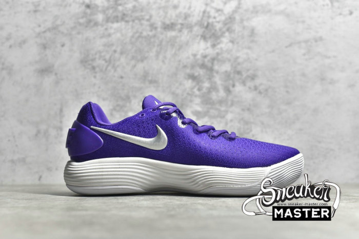 NIKE HYPERDUNK 2017 LOW SNEAKERS COURT PURPLE/WHITE-GREY 897807-500