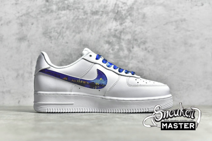 NIKE AIR FORCE 1 LOW GS WHITE/WHITE/BLUE 314192-117