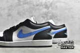 NIKE AIR JORDAN 1 LOW BLACK/WHITE/UNIVERSITY BLUE DC0774-041