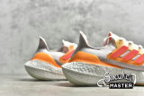 ADIDAS ULTRABOOST 22 SHOES CLOUD WHITE/TURBO/FLASH ORANGE GX5595