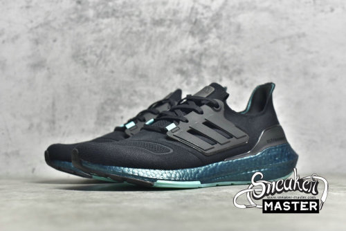 ADIDAS ULTRABOOST 22 SHOES CORE BLACK/CORE BLACK/MINT RUSH GX5564