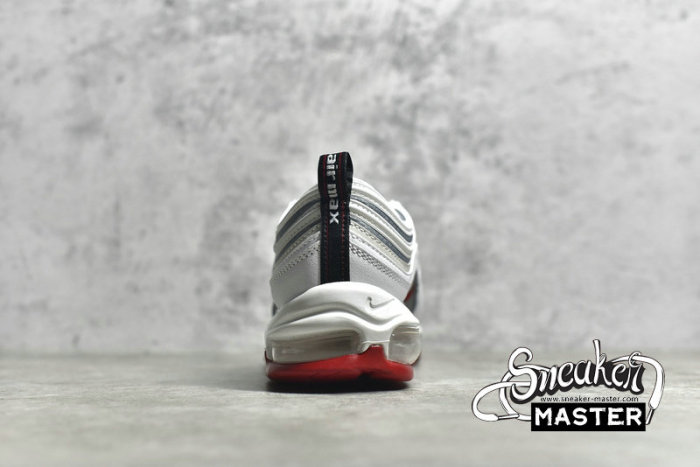 NIKE AIR MAX 97 WHITE BULLET WHITE/GREY-RED DM0027-100
