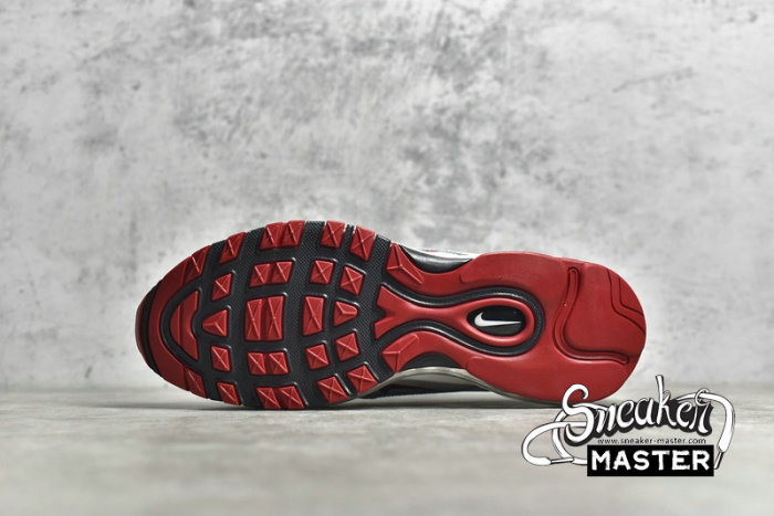 NIKE AIR MAX 97 WHITE BULLET WHITE/GREY-RED DM0027-100