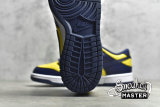 NIKE SB DUNK LOW MICHIGAN 2021 VARSITY MAIZE/MIDNIGHT NAVY/WHITE DD1391-700