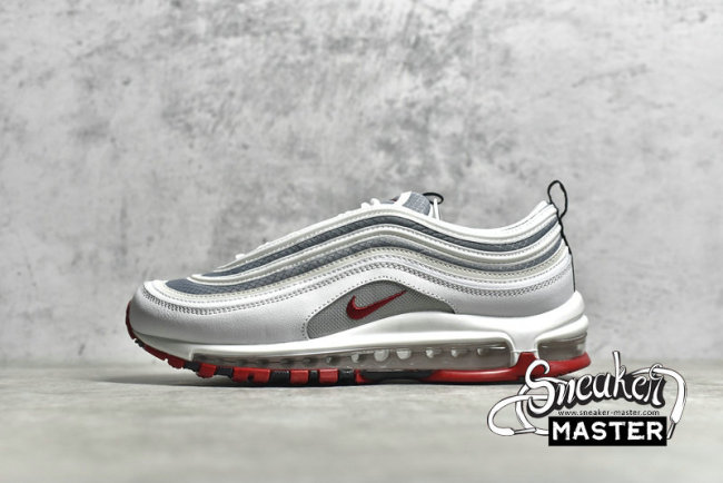 NIKE AIR MAX 97 WHITE BULLET WHITE/GREY-RED DM0027-100