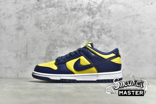 NIKE SB DUNK LOW MICHIGAN 2021 VARSITY MAIZE/MIDNIGHT NAVY/WHITE DD1391-700