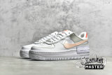 NIKE AIR FORCE 1 LOW SHADOW WHITE/BRIGHT MANGO/PEARL WHITE/CRIMSON TINT DH3896-100
