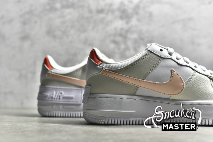 NIKE AIR FORCE 1 LOW SHADOW WHITE/BRIGHT MANGO/PEARL WHITE/CRIMSON TINT DH3896-100