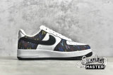 NIKE AIR FORCE 1 LOW 07 BLACK TICK FIVE COLOURS BLACK/WHITE/MULTI-COLOR 315122-444