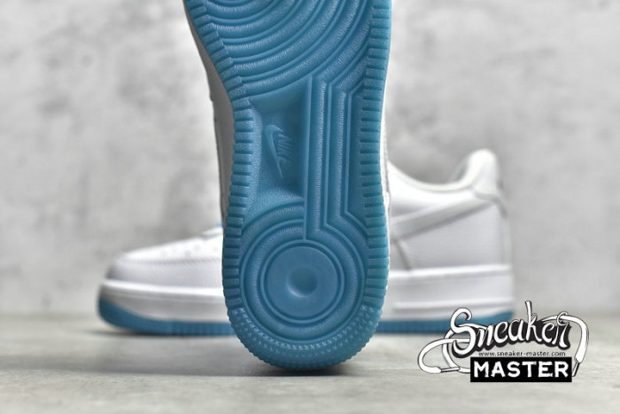 NIKE AIR FORCE 1 LOW WHITE/WHITE/BLUE KH0806-168