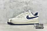 NIKE AIR FORCE 1 LOW MILK WHITE/MILK WHITE/NAVY BLUE AQ3778-400