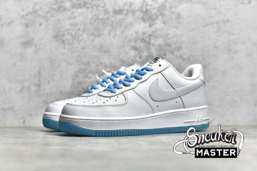 NIKE AIR FORCE 1 LOW WHITE/WHITE/BLUE KH0806-168