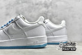 NIKE AIR FORCE 1 LOW WHITE/WHITE/BLUE KH0806-168