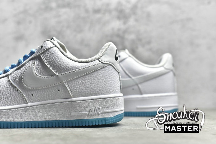 NIKE AIR FORCE 1 LOW WHITE/WHITE/BLUE KH0806-168