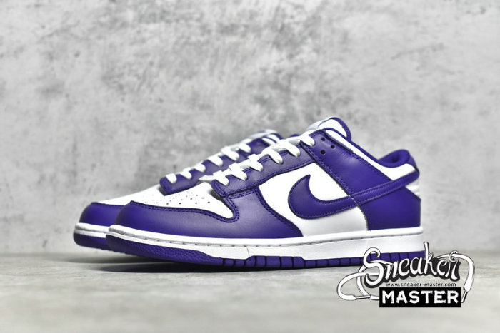 NIKE SB DUNK LOW WHITE/COURT PURPLE/WHITE DD1391-104