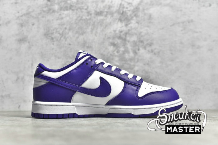 NIKE SB DUNK LOW WHITE/COURT PURPLE/WHITE DD1391-104
