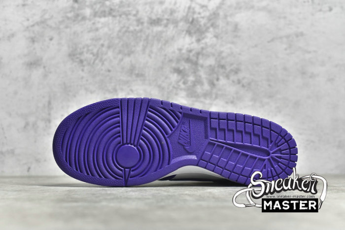 NIKE SB DUNK LOW WHITE/COURT PURPLE/WHITE DD1391-104