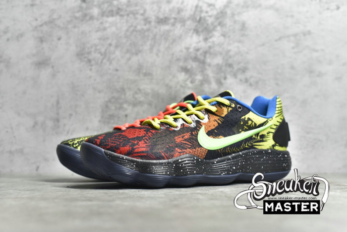 NIKE HYPERDUNK 2017 BASKETBALL SHOES BLACK/RED/YELLOW AH9053-001