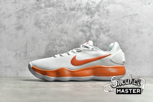 NIKE HYPERDUNK 2017 BASKETBALL SHOES WHITE/WHITE/ORANGE 942774-111