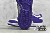 NIKE SB DUNK LOW WHITE/COURT PURPLE/WHITE DD1391-104