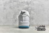 NIKE AIR FORCE 1 LOW WHITE/WHITE/BLUE KH0806-168