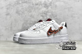 NIKE AIR FORCE 1 LOW 07 PREMIUM CARABINER WHITE/POMEGRANATE/HABANERO RED/BLACK DH7579-100