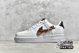 NIKE AIR FORCE 1 LOW 07 PREMIUM CARABINER WHITE/POMEGRANATE/HABANERO RED/BLACK DH7579-100