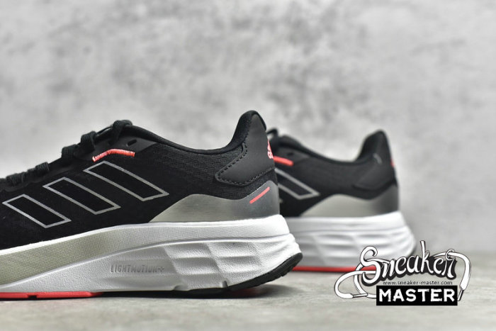 ADIDAS SPEEDMOTION RUNNING SHOES CORE BLACK/MATTE SILVER/TURBO GX0569