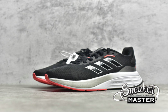 ADIDAS SPEEDMOTION RUNNING SHOES CORE BLACK/MATTE SILVER/TURBO GX0569