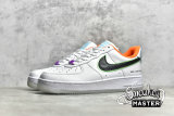 NIKE AIR FORCE 1 LOW 07 LE HAVE A GOOD GAME WHITE/BLACK/TEAM ORANGE/TEAL DO2333-101
