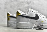 NIKE AIR FORCE 1 07 LOW WHITE/BLACK/YELOW DM0118-100