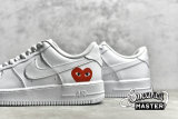 NIKE AIR FORCE 1 LOW WHITE/WHITE/RED 315122-111