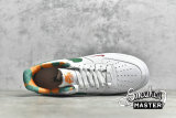NIKE AIR FORCE 1 LOW WHITE/GREEN/WHITE DD8501-161