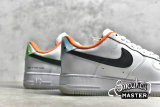 NIKE AIR FORCE 1 LOW 07 LE HAVE A GOOD GAME WHITE/BLACK/TEAM ORANGE/TEAL DO2333-101