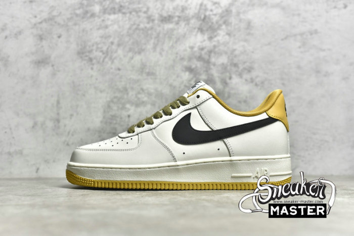 NIKE AIR FORCE 1 07 LOW BEIGE/YELLOW/BLACK DD3063-066