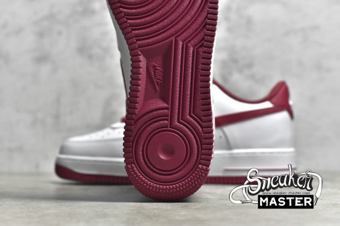 NIKE AIR FORCE 1 LOW WHITE/WHITE-LIGHT BORDEAUX DH7561-101