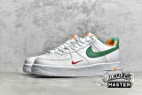 NIKE AIR FORCE 1 LOW WHITE/GREEN/WHITE DD8501-161