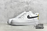 NIKE AIR FORCE 1 07 LOW WHITE/BLACK/YELOW DM0118-100