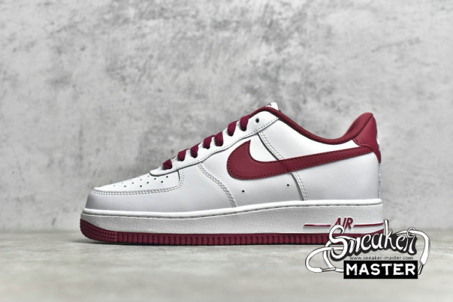 NIKE AIR FORCE 1 LOW WHITE/WHITE-LIGHT BORDEAUX DH7561-101