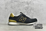 NEW BALANCE 574 RUNNING SHOES BLACK/YELLOW/WHITE NB574