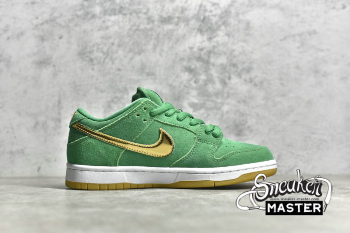 NIKE DUNK LOW SB ST. PATRICK’S DAY GREEN/GOLD/WHITE BQ6817-303