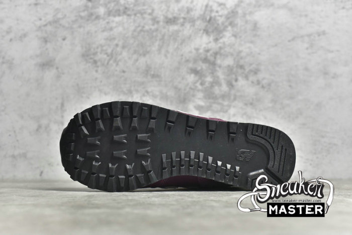 NEW BALANCE 574 RUNNING SHOES BURGUNDY/BURGUNDY/BURGUNDY ML574EVM